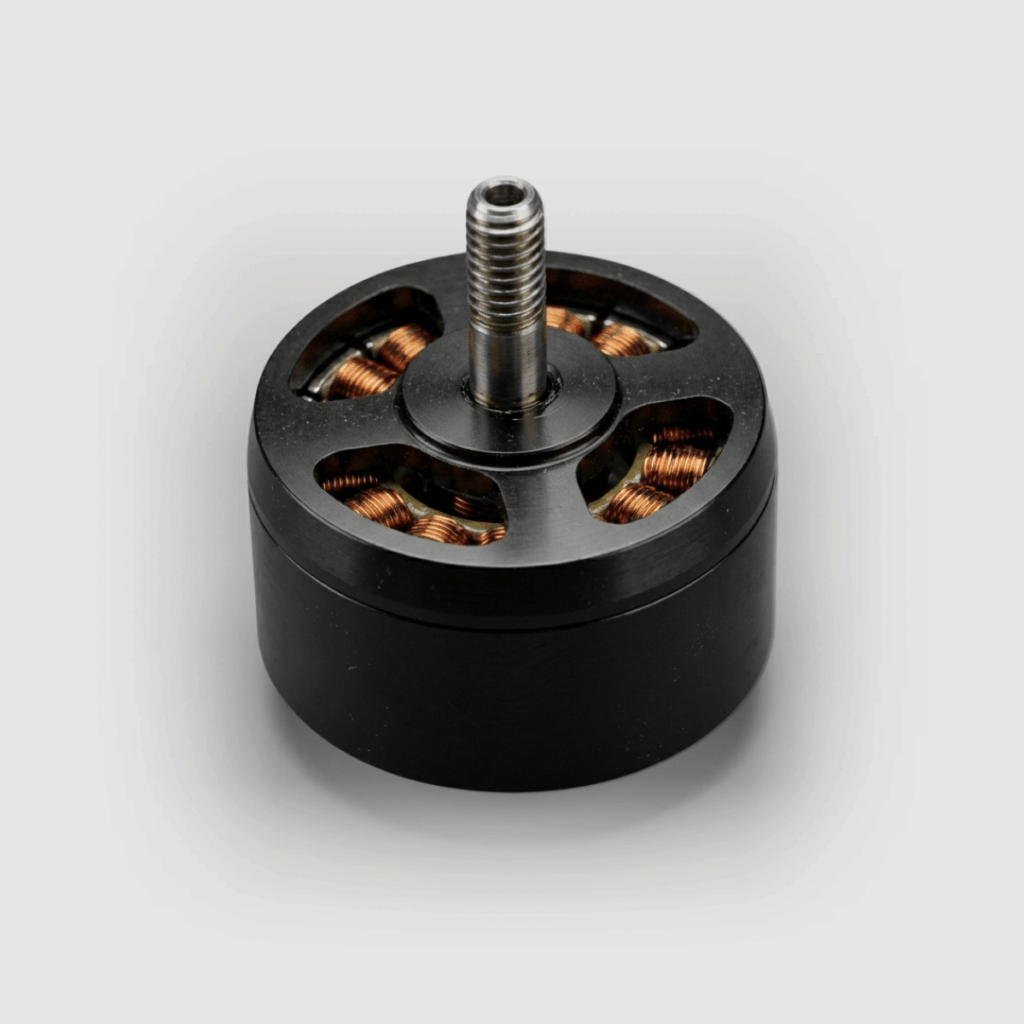 Enclosed BLDC motor design with reinforced housing, developed for stable operation and mechanical robustness in demanding applications.